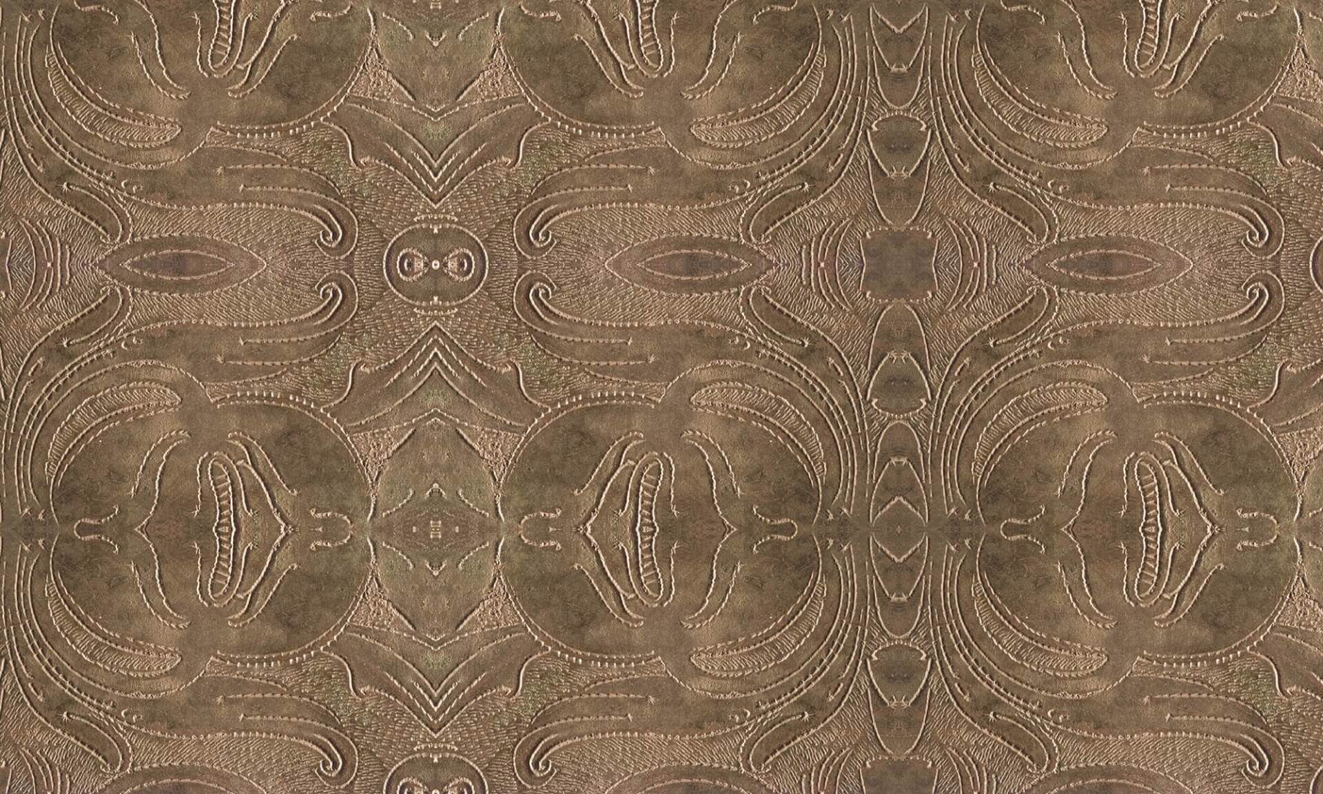 Art Nouveau;pattern;tooled leather;wallpaper;wall covering;Zoe Design;decorative;design;pattern