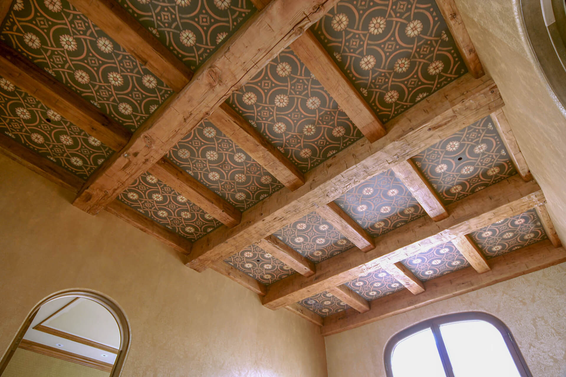 Casita Stenciled Ceiling