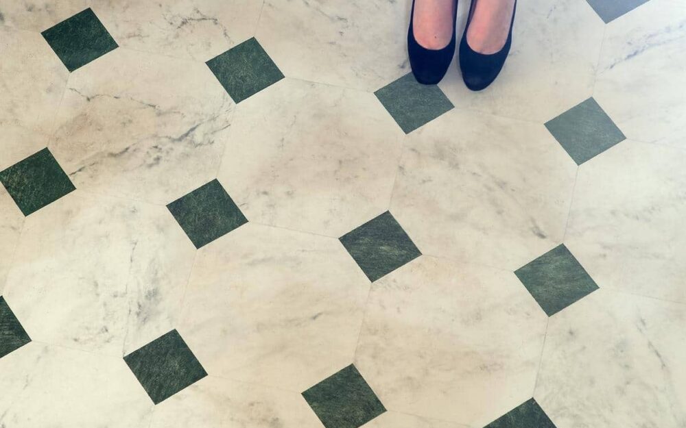 Faux Marble Floor